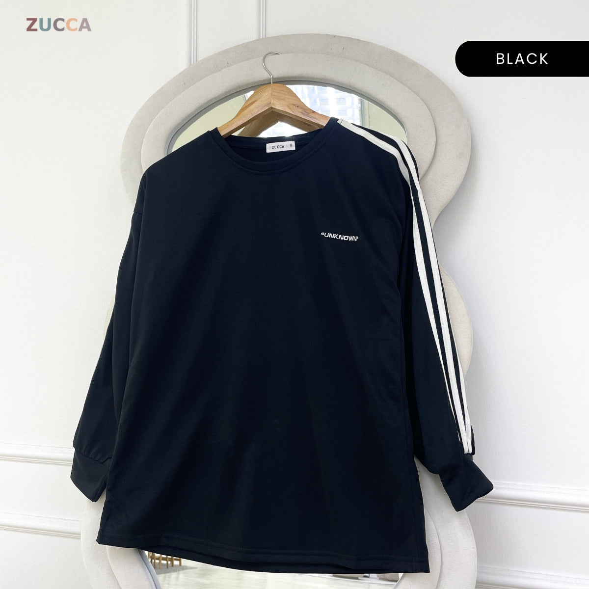 ZUCCA FINDA WOMEN KASUAL SHIRT PLAIN SHIRT LONG SLEEVE -  MA108
