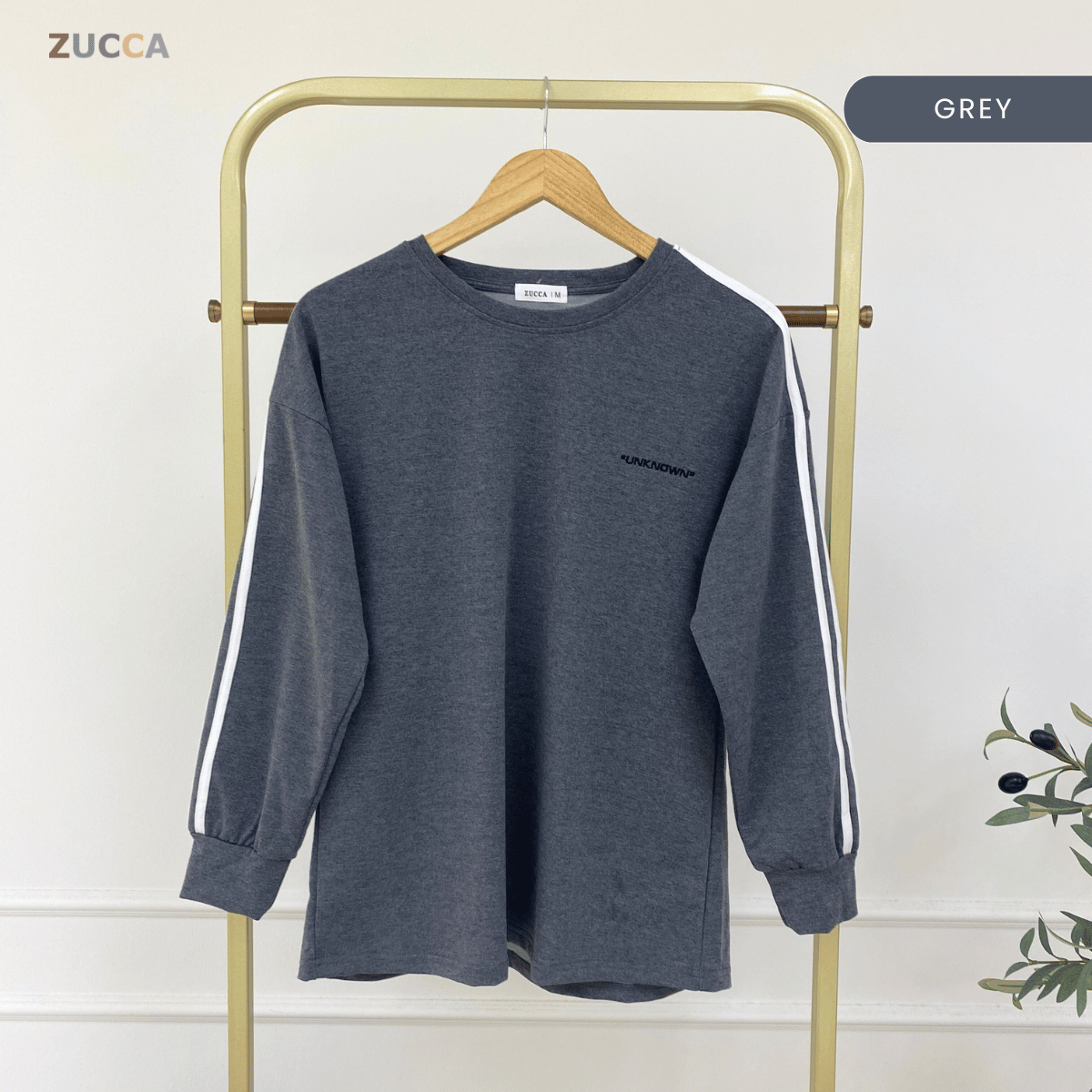 ZUCCA FINDA WOMEN KASUAL SHIRT PLAIN SHIRT LONG SLEEVE -  MA108