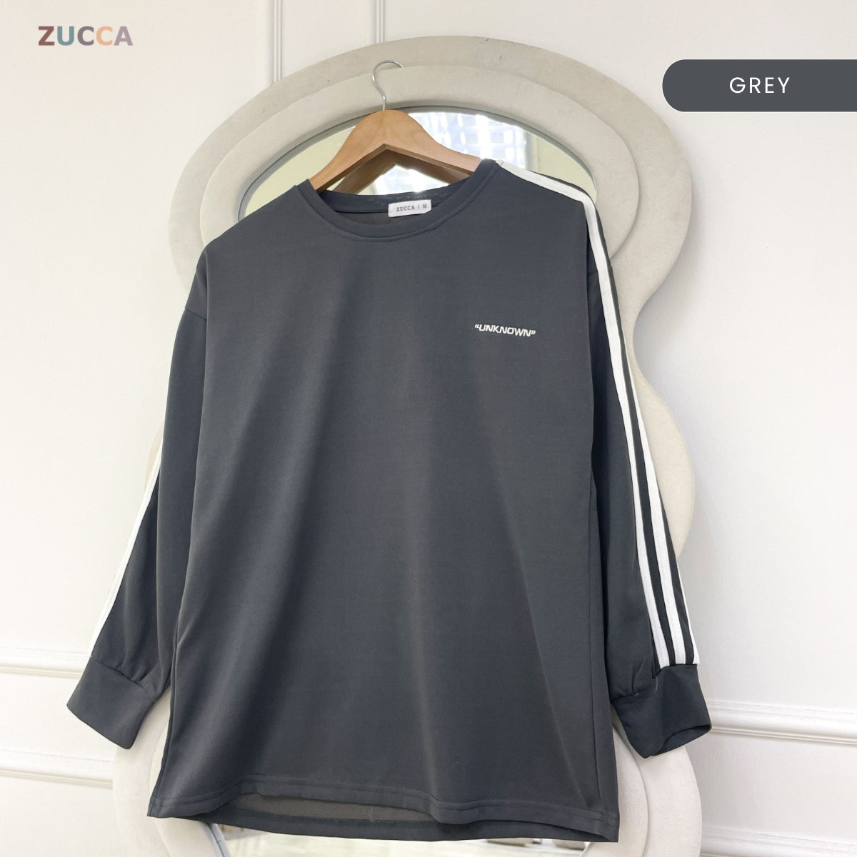 ZUCCA FINDA WOMEN KASUAL SHIRT PLAIN SHIRT LONG SLEEVE -  MA108