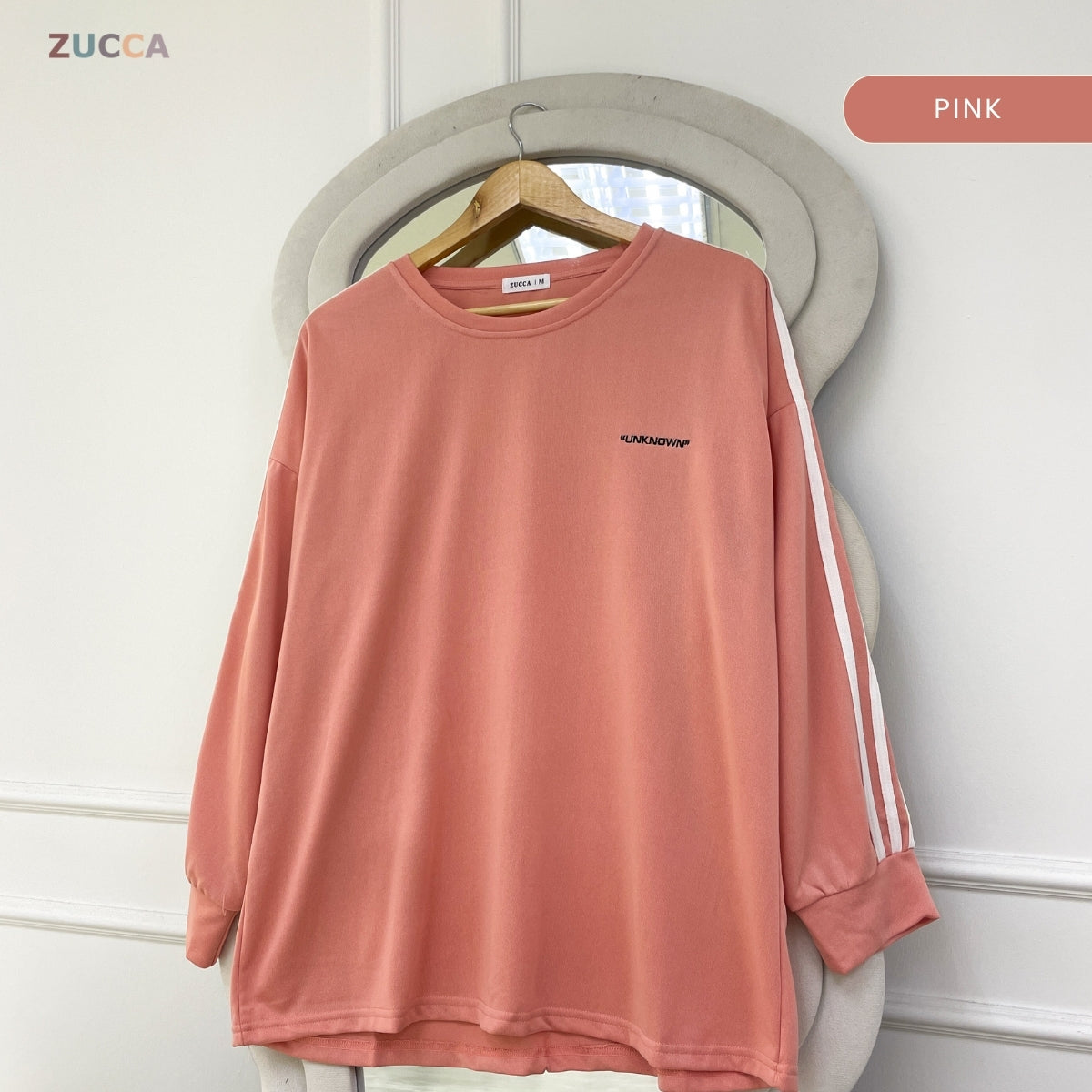 ZUCCA FINDA WOMEN KASUAL SHIRT PLAIN SHIRT LONG SLEEVE -  MA108