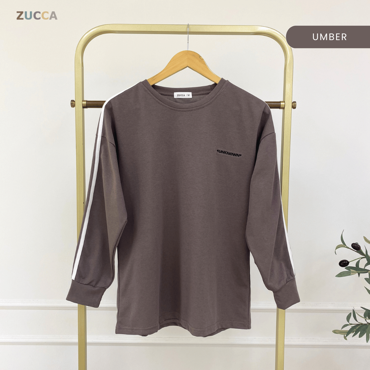 ZUCCA FINDA WOMEN KASUAL SHIRT PLAIN SHIRT LONG SLEEVE -  MA108