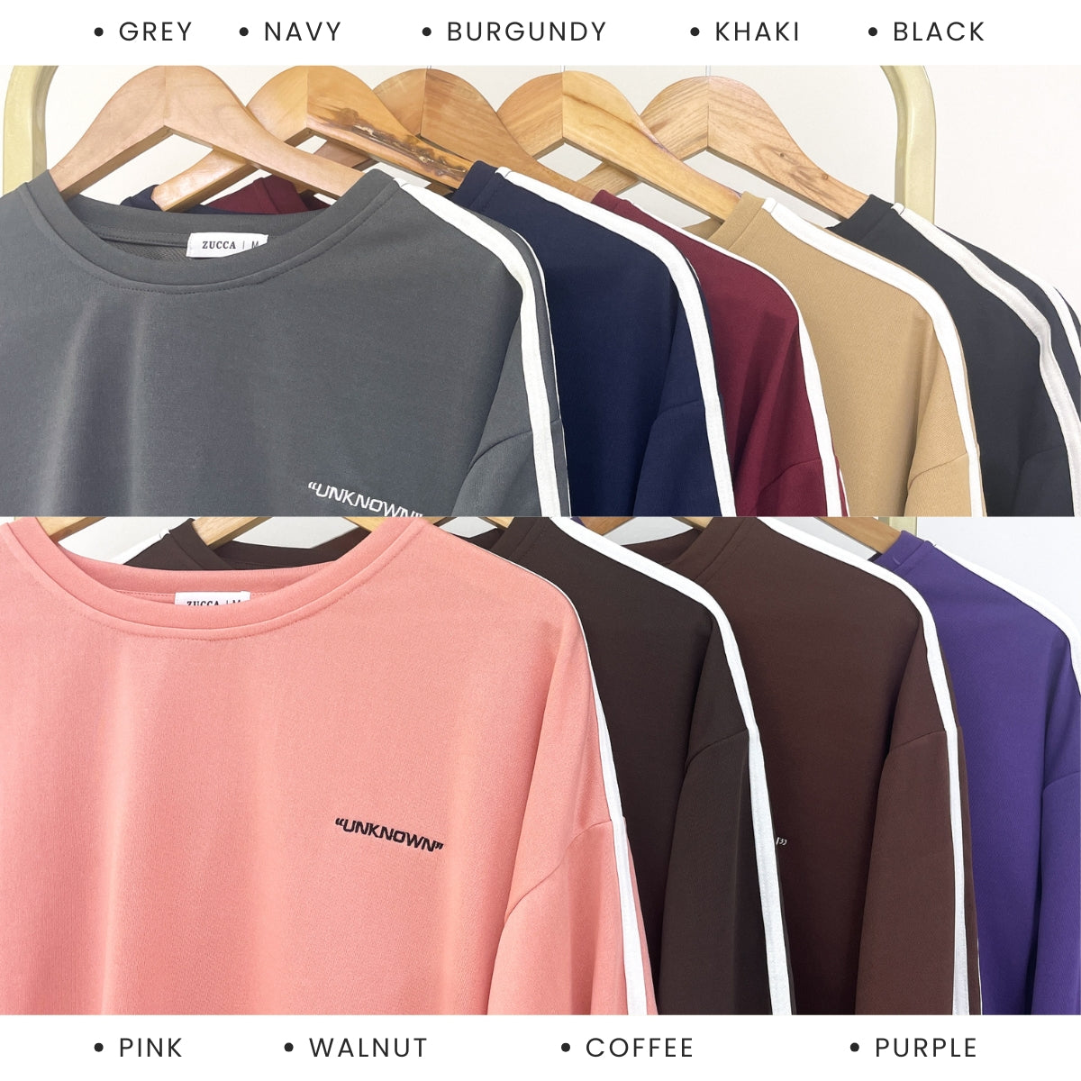 ZUCCA FINDA WOMEN KASUAL SHIRT PLAIN SHIRT LONG SLEEVE -  MA108