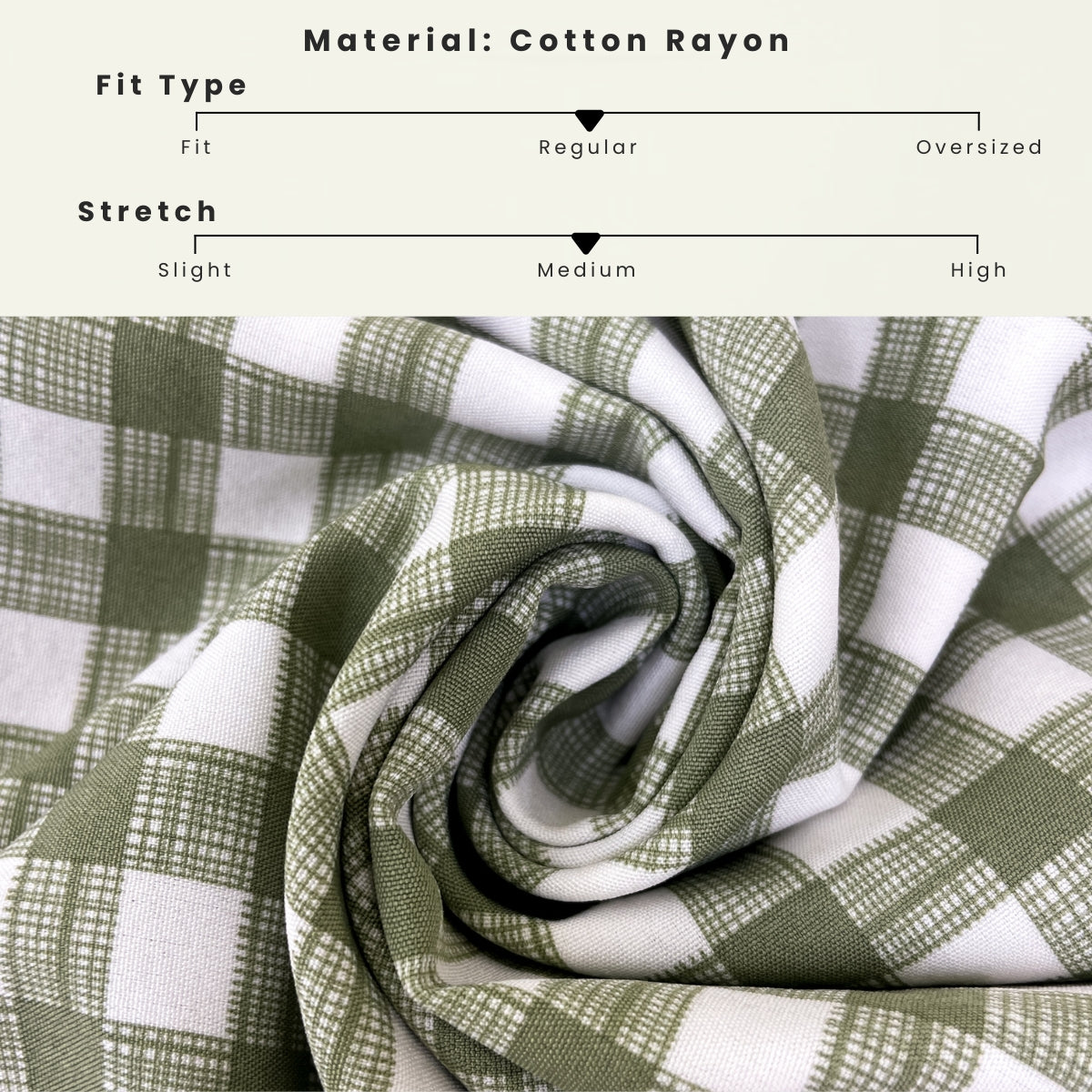 ZUCCA QISMINA KASUAL MUSLIMAH CHECKERED BLOUSE - MA115