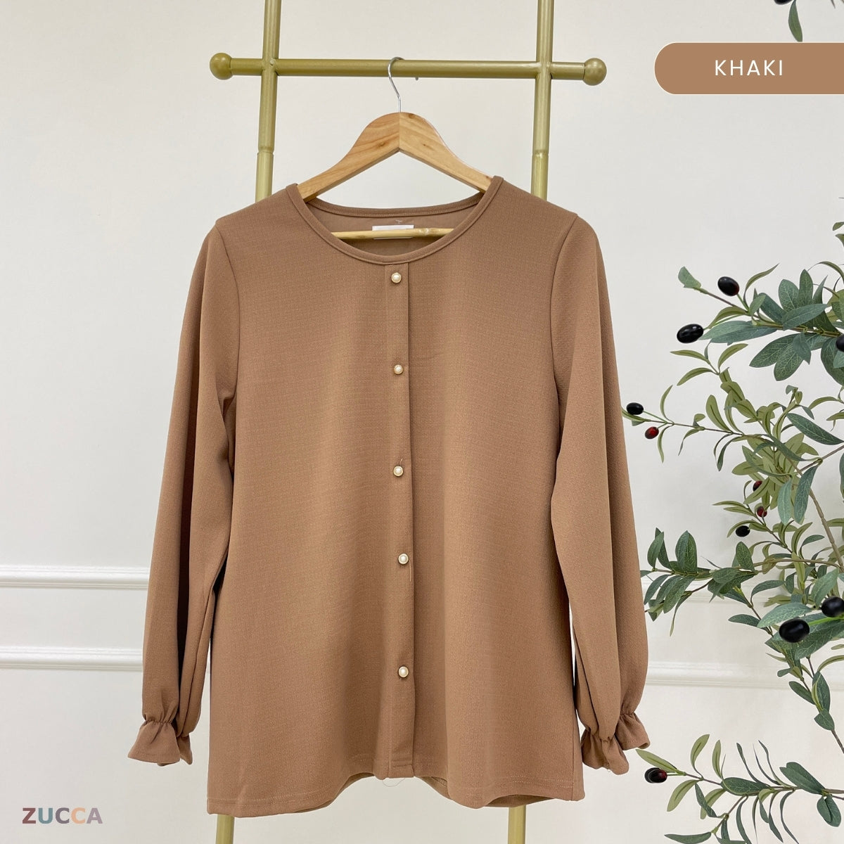 ZUCCA NOALLE KASUAL BLOUSE WANITA LENGAN PANJANG-MA118