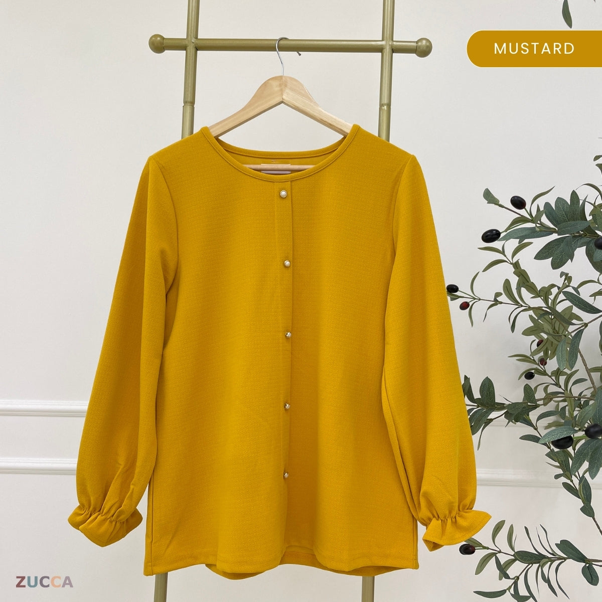 ZUCCA NOALLE KASUAL BLOUSE WANITA LENGAN PANJANG-MA118