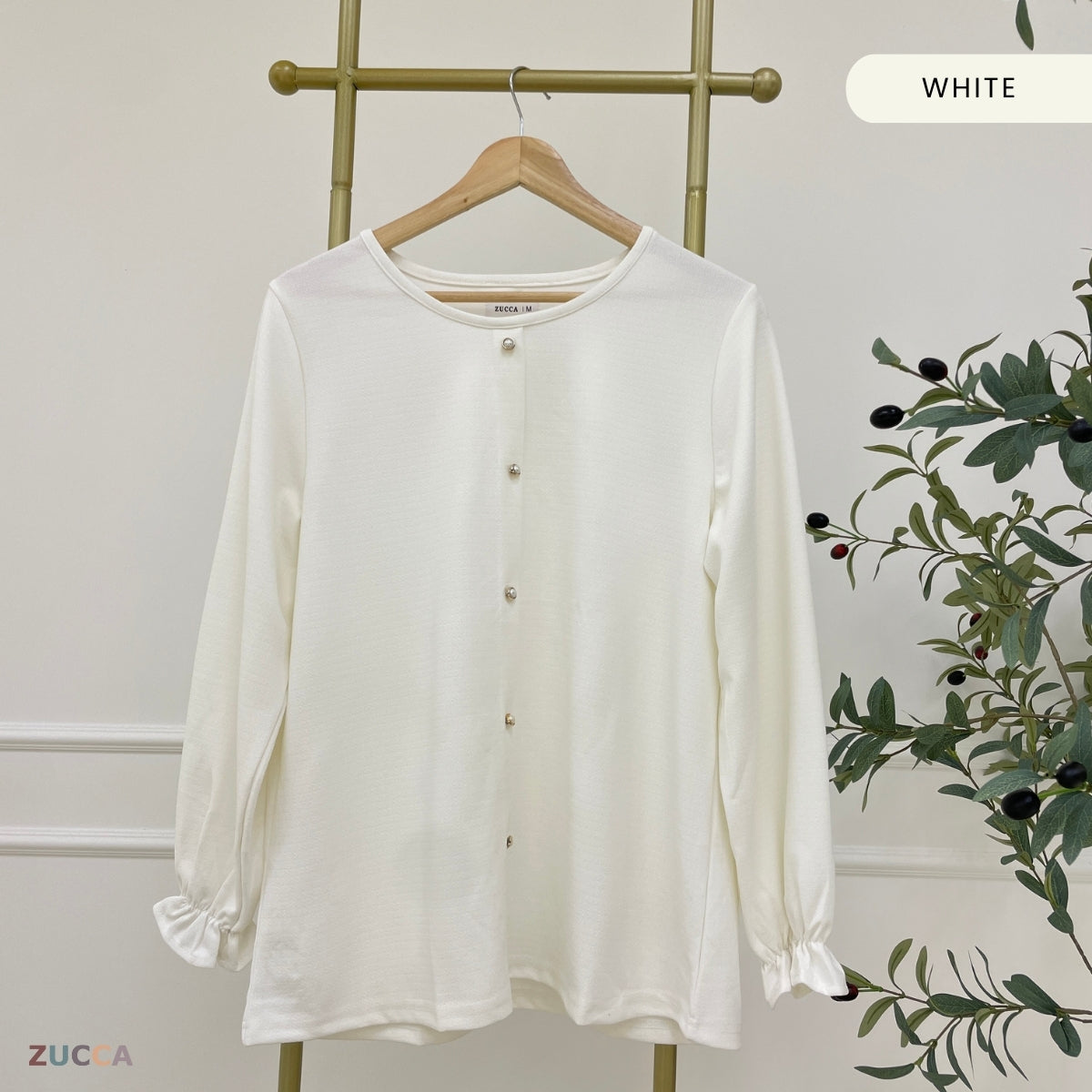 ZUCCA NOALLE KASUAL BLOUSE WANITA LENGAN PANJANG-MA118