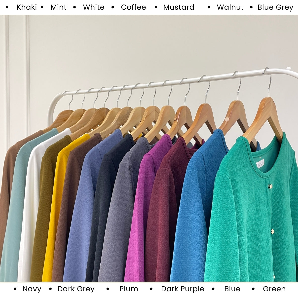 ZUCCA NOALLE KASUAL BLOUSE WANITA LENGAN PANJANG-MA118