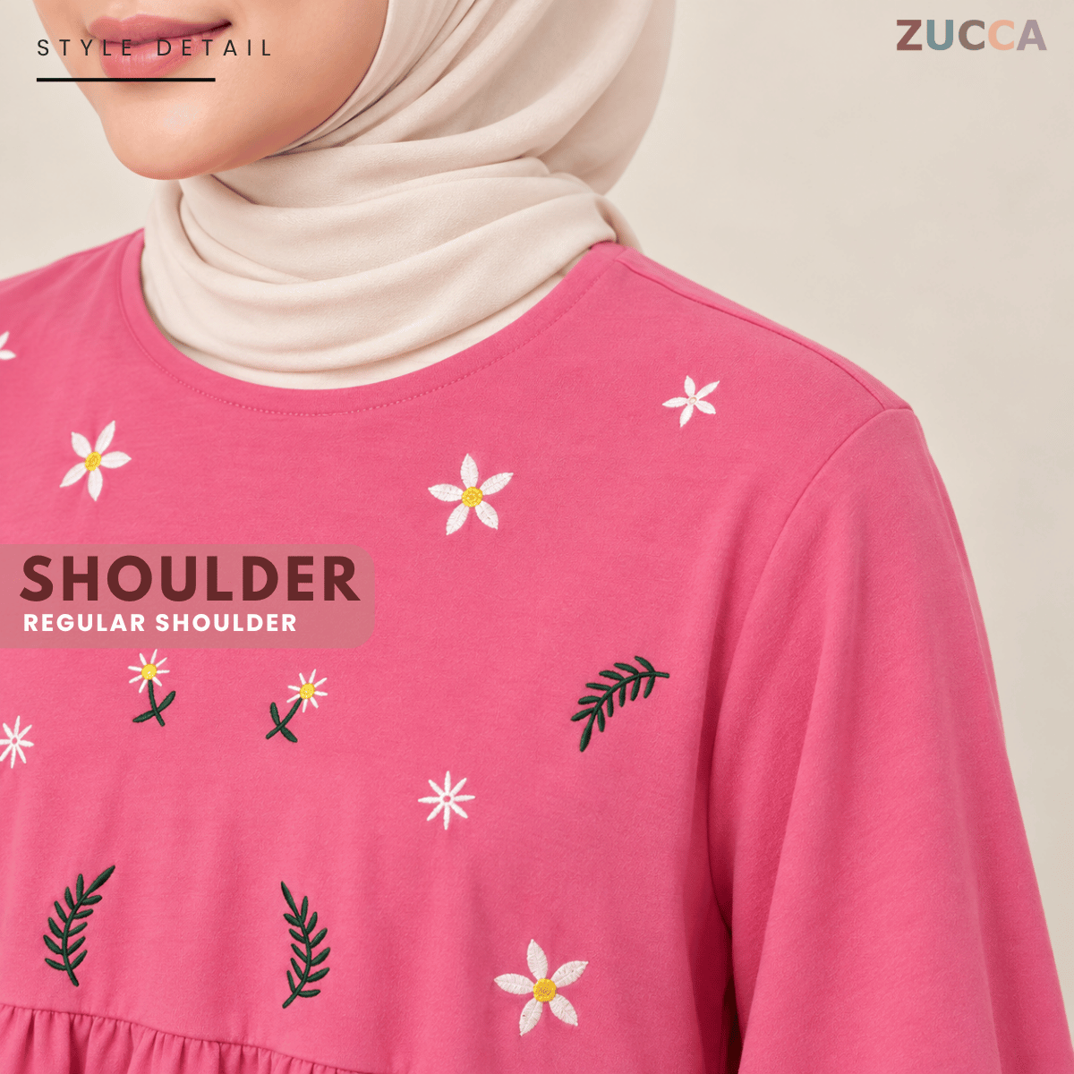 ZUCCA SYAWANI WOMEN KASUAL DOLLY BLOUSE LONG SLEEVE - MA119