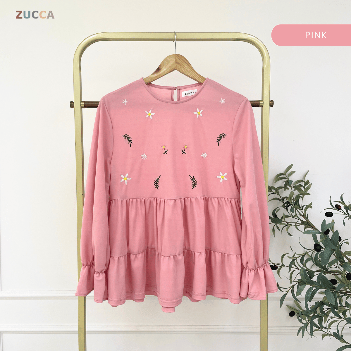 ZUCCA SYAWANI WOMEN KASUAL DOLLY BLOUSE LONG SLEEVE - MA119
