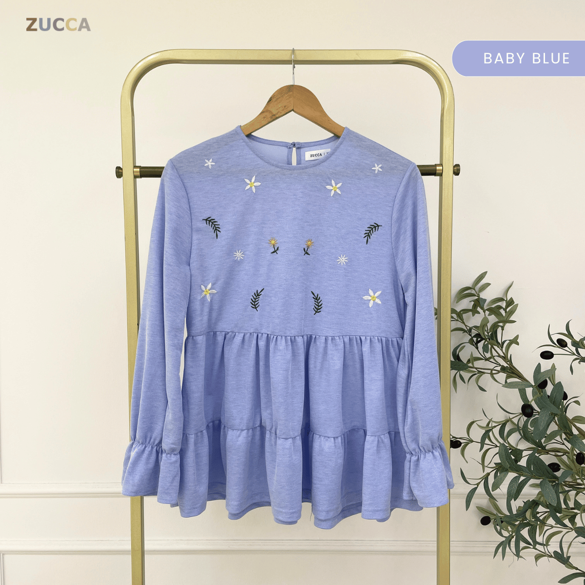 ZUCCA SYAWANI WOMEN KASUAL DOLLY BLOUSE LONG SLEEVE - MA119