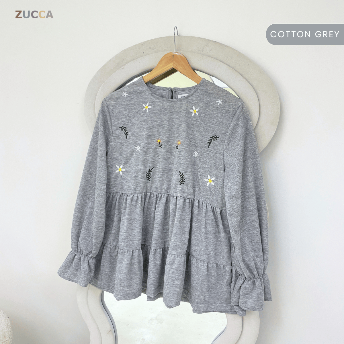 ZUCCA SYAWANI WOMEN KASUAL DOLLY BLOUSE LONG SLEEVE - MA119