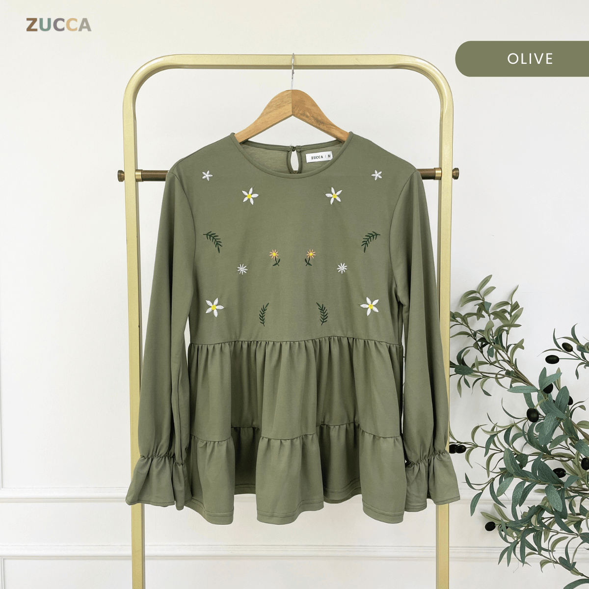 ZUCCA SYAWANI WOMEN KASUAL DOLLY BLOUSE LONG SLEEVE - MA119