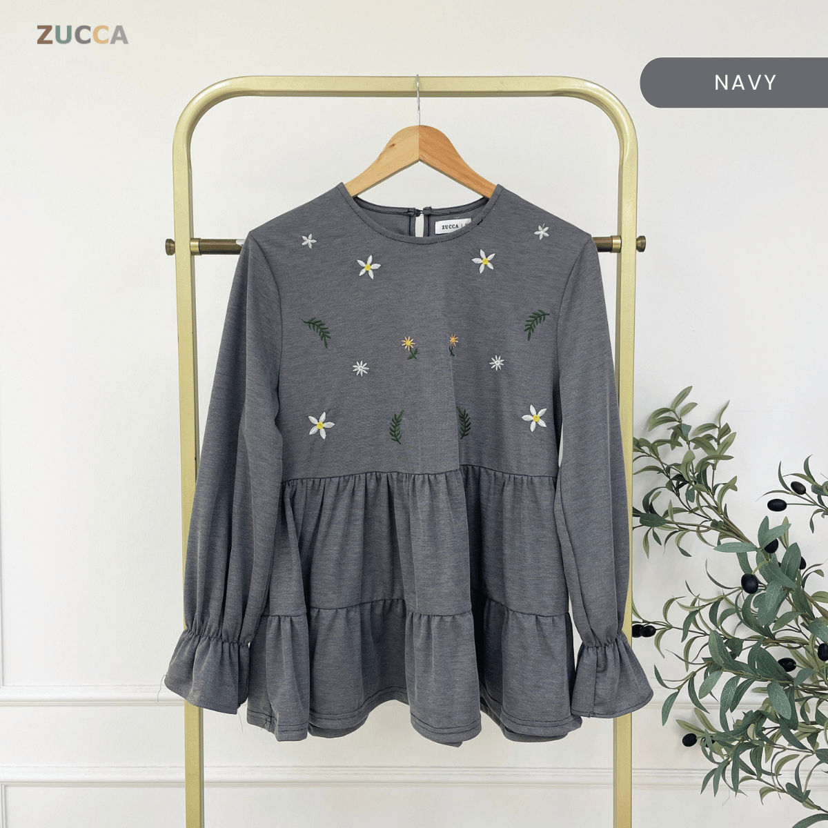 ZUCCA SYAWANI WOMEN KASUAL DOLLY BLOUSE LONG SLEEVE - MA119