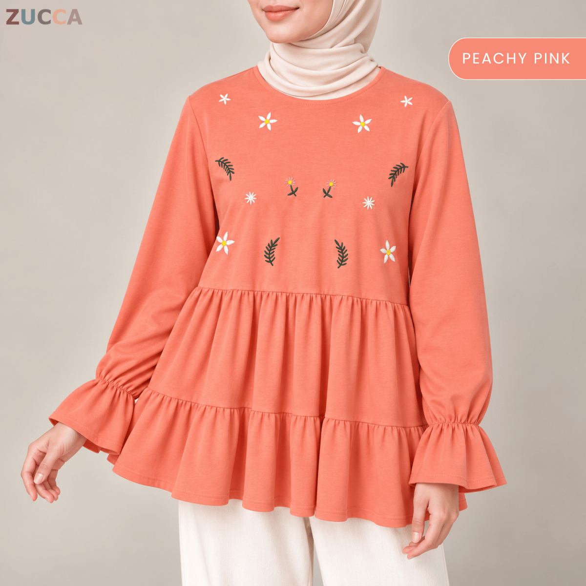 ZUCCA SYAWANI WOMEN KASUAL DOLLY BLOUSE LONG SLEEVE - MA119