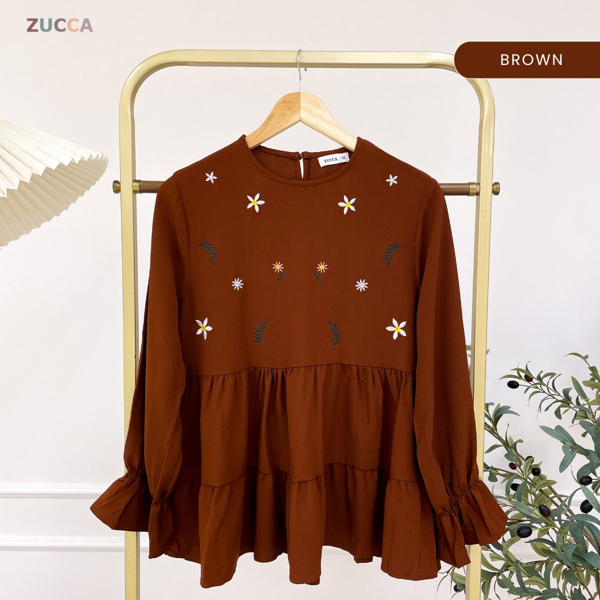 ZUCCA SYAWANI WOMEN KASUAL DOLLY BLOUSE LONG SLEEVE - MA119