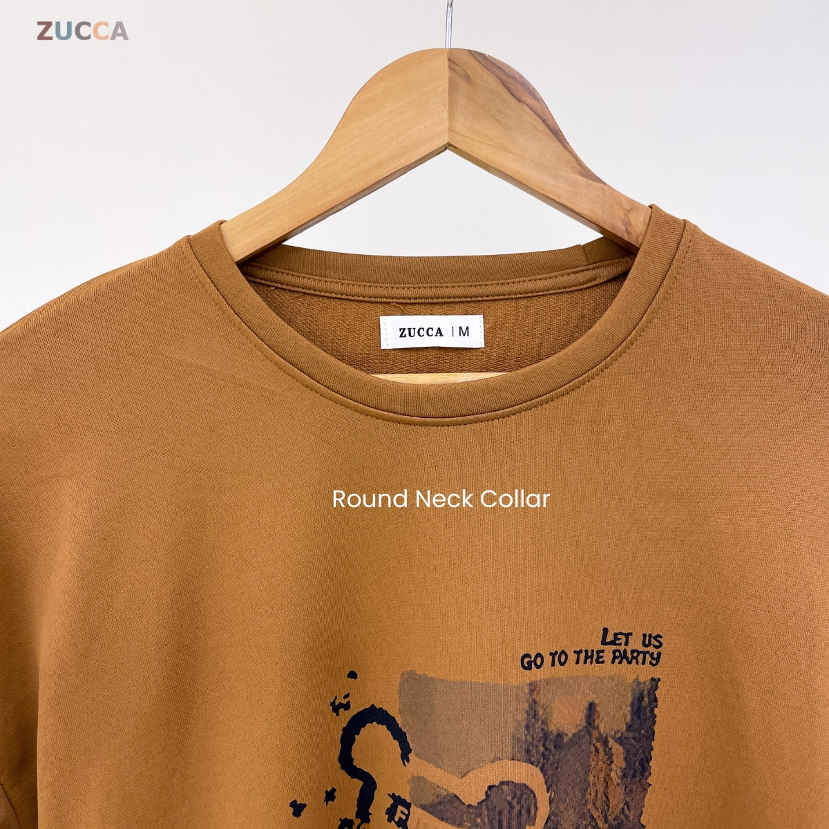 ZUCCA MURNI URBAN GRAPHIC TEE PEREMPUAN KASUAL SHIRT LONG SLEEVE - MA120