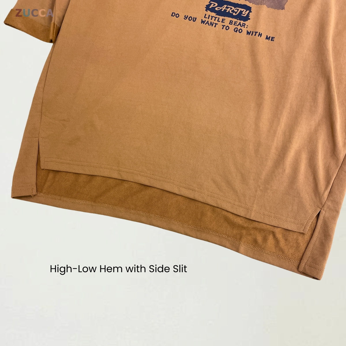 ZUCCA MURNI URBAN GRAPHIC TEE PEREMPUAN KASUAL SHIRT LONG SLEEVE - MA120