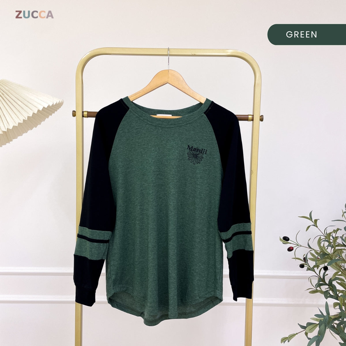 ZUCCA MARDIAH WOMEN KASUAL SHIRT DUA TONE COLOUR - MA123