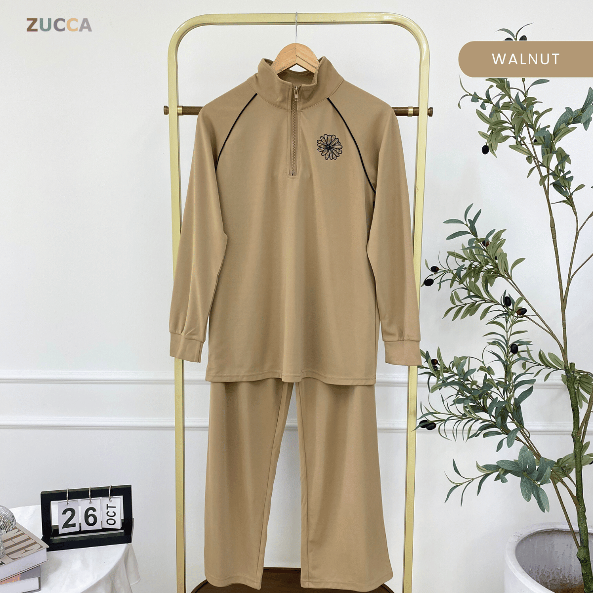 ZUCCA AINARA WOMEN KASUAL SET SWEATSHIRT LONG SLEEVE - MA126