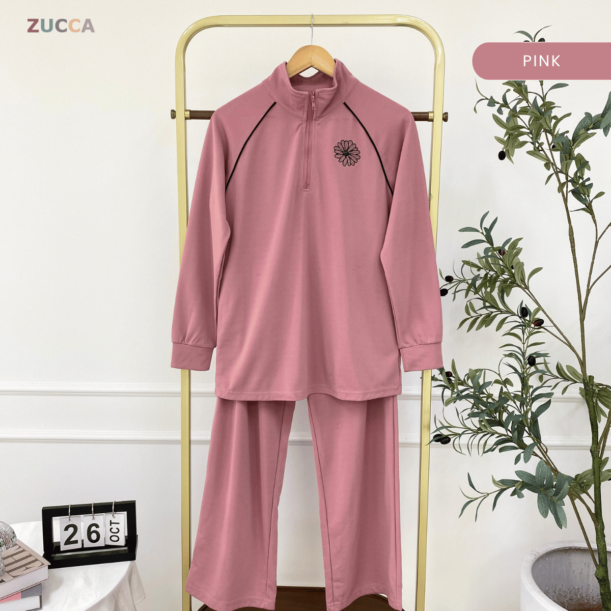 ZUCCA AINARA WOMEN KASUAL SET SWEATSHIRT LONG SLEEVE - MA126
