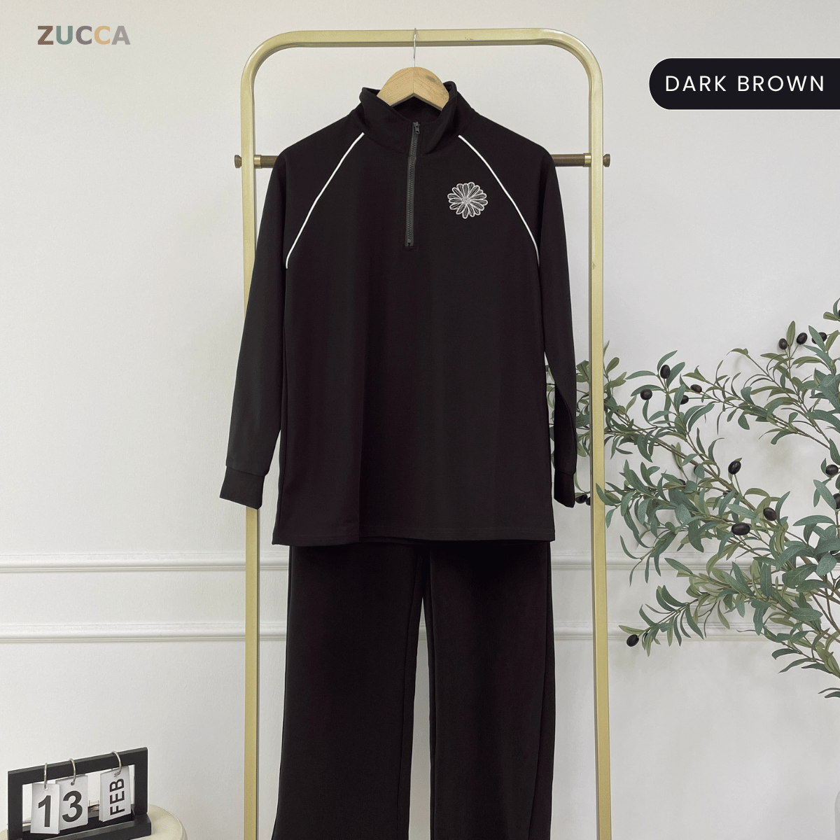 ZUCCA AINARA WOMEN KASUAL SET SWEATSHIRT LONG SLEEVE - MA126