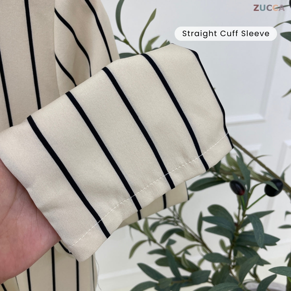 ZUCCA JULIA KASUAL STRIPE BLOUSE PEREMPUAN LENGAN PANJANG - MA127