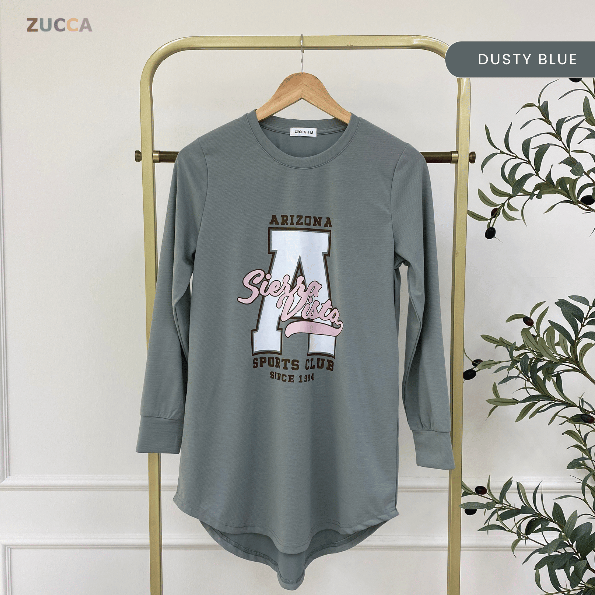 ZUCCA IZANI WOMEN LONG BLOUSE PRINTED LONG SLEEVE - MA129