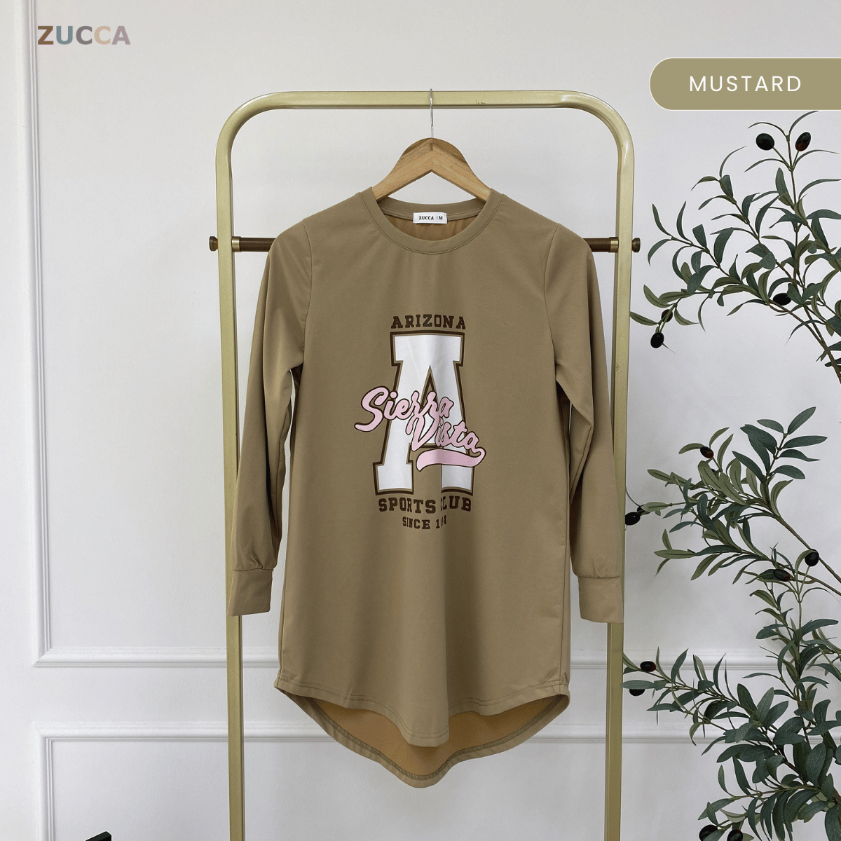 ZUCCA IZANI WOMEN LONG BLOUSE PRINTED LONG SLEEVE - MA129