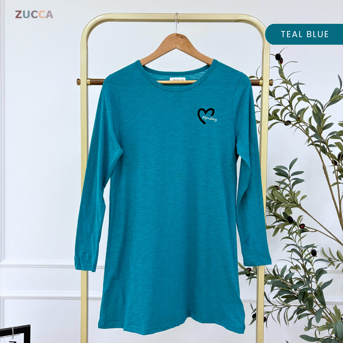 ZUCCA MARIAM RELAXED HEARTWEAR LONG TEE