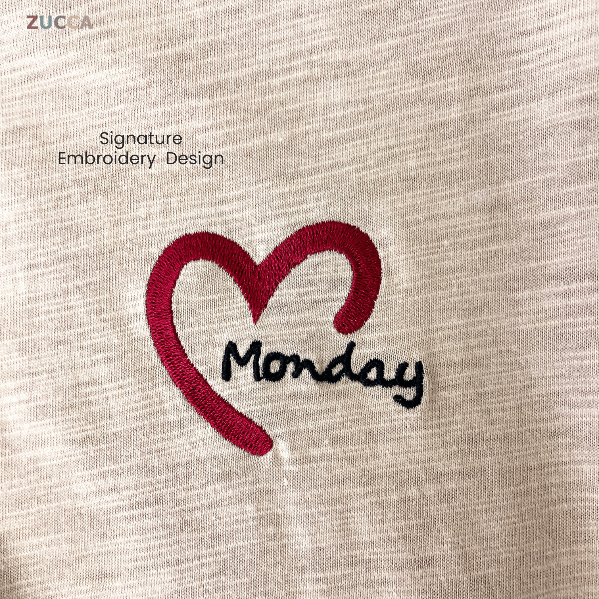 ZUCCA MARIAM RELAXED HEARTWEAR LONG TEE