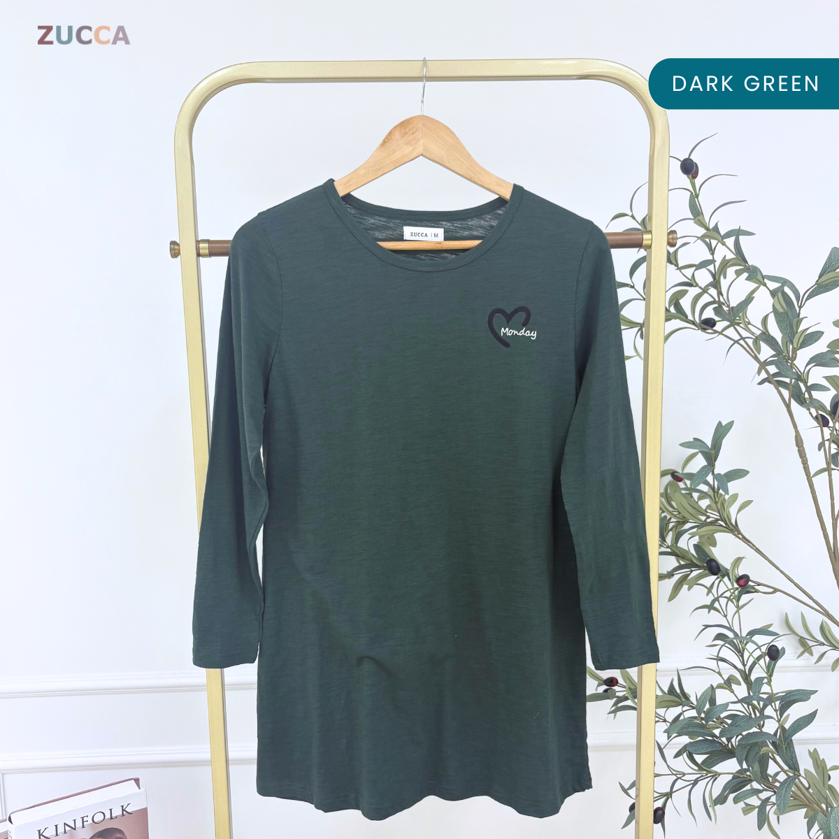 ZUCCA MARIAM RELAXED HEARTWEAR LONG TEE