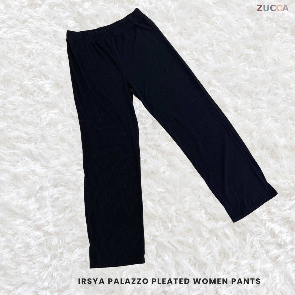 ZUCCA IRSYA PALAZZO PLEATED WOMEN S - 3XL - MA135 SELUAR PEREMPUAN