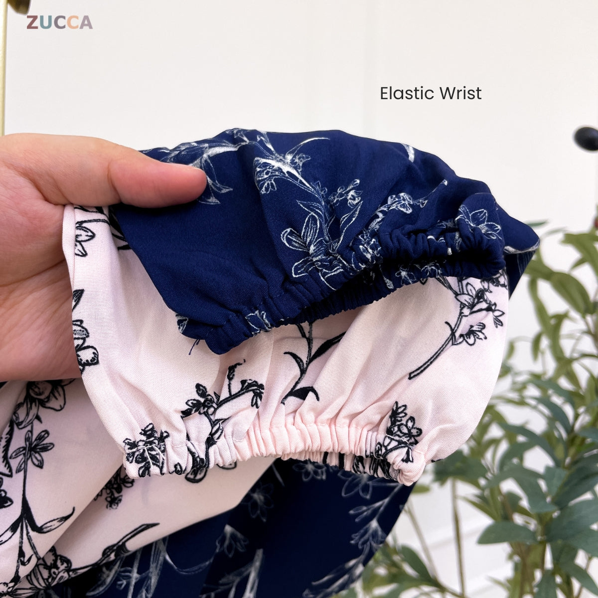 ZUCCA ASYIQIN BLOUSE PEREMPUAN KASUAL FLORAL DESIGN - MA136