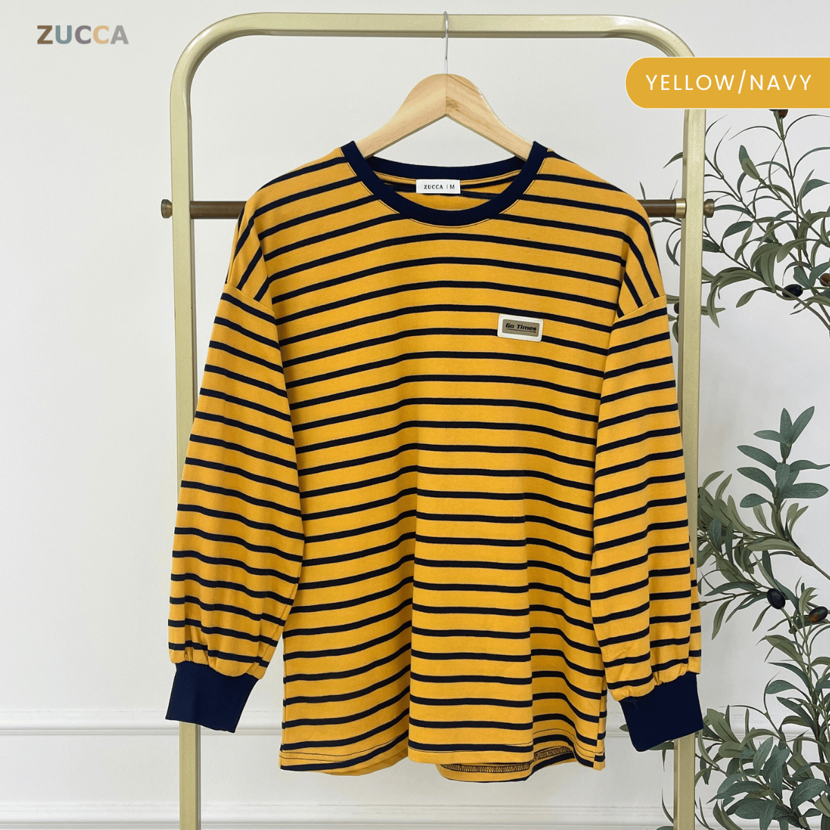 ZUCCA LANA STRIPED KASUAL MUSLIMAH BLOUSE - MA142