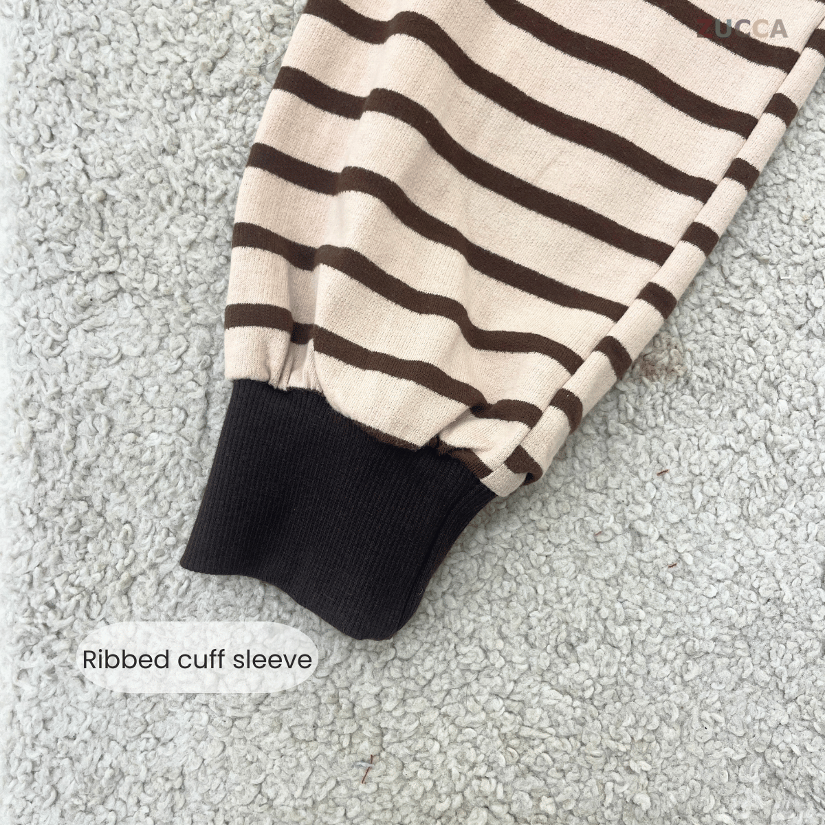 ZUCCA LANA STRIPED KASUAL MUSLIMAH BLOUSE - MA142