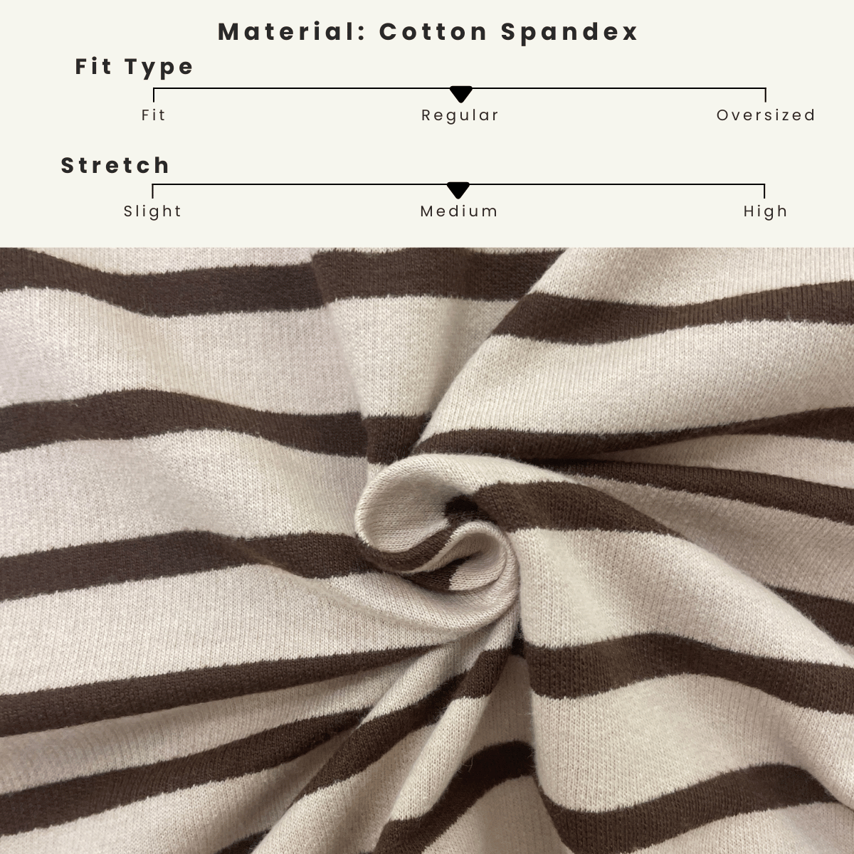 ZUCCA LANA STRIPED KASUAL MUSLIMAH BLOUSE - MA142