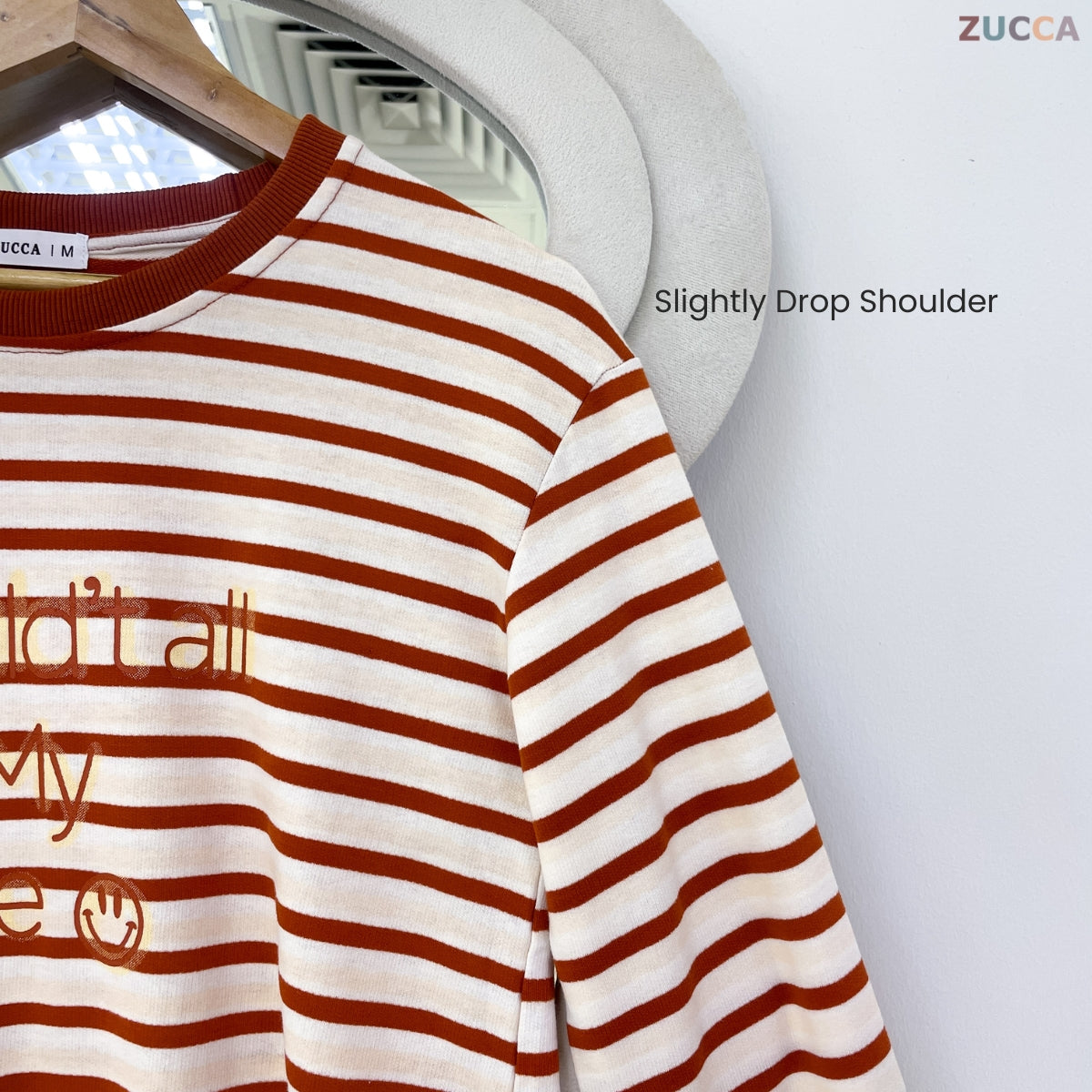 ZUCCA AVERY KASUAL WOMEN STRIPE T-SHIRT LONG SLEEVE - MA144