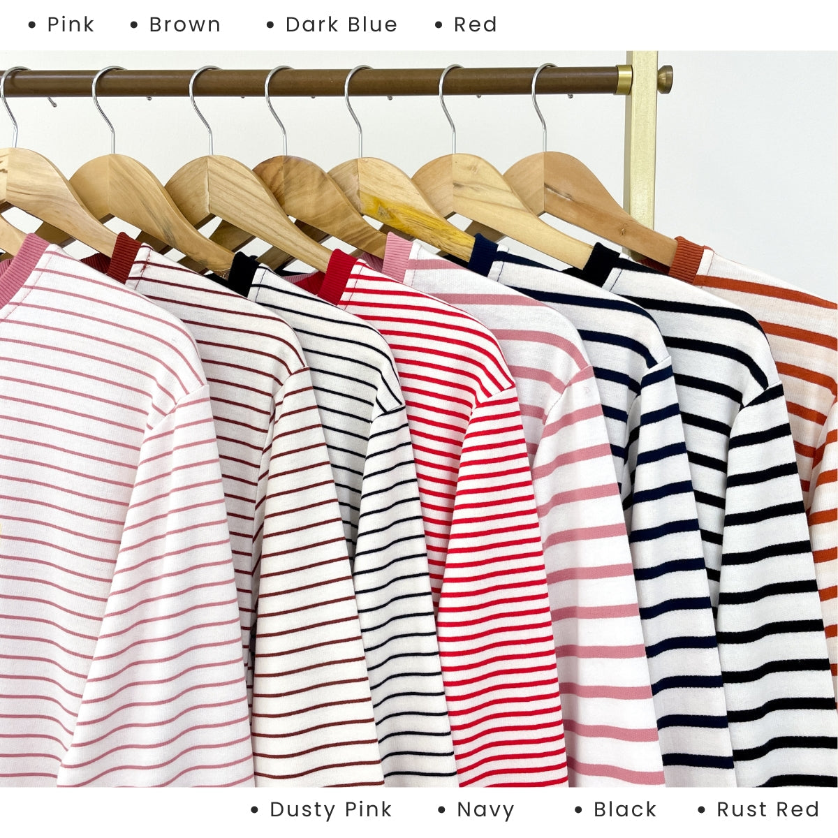 ZUCCA AVERY KASUAL WOMEN STRIPE T-SHIRT LONG SLEEVE - MA144