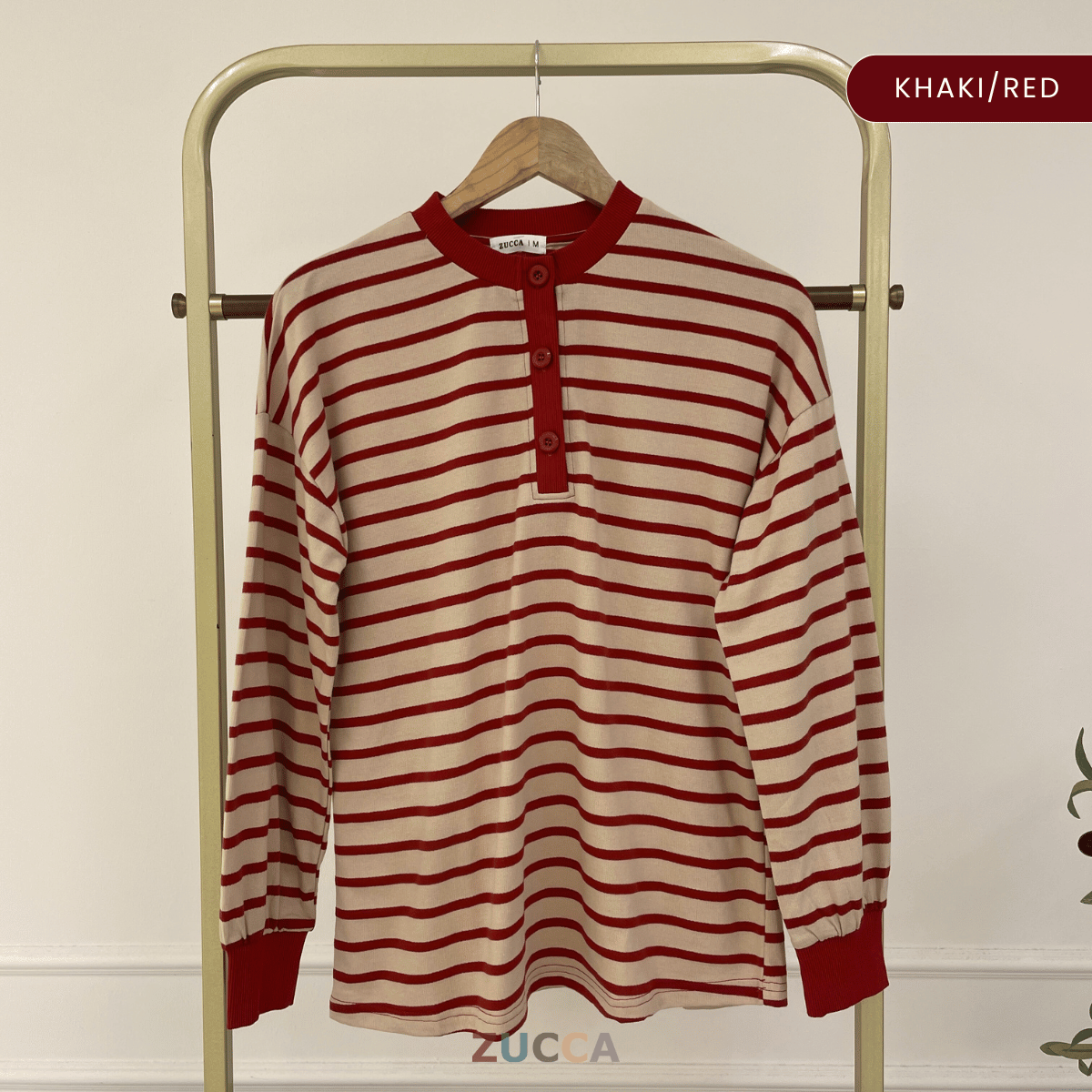 ZUCCA SUFIA CLASSIC STRIPE LONG SLEEVE - MA145 (GN230)