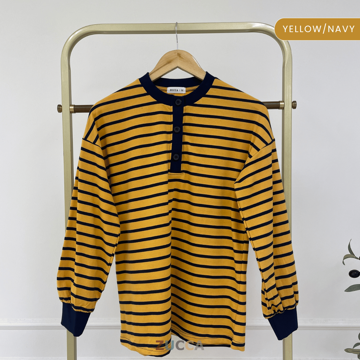 ZUCCA SUFIA CLASSIC STRIPE LONG SLEEVE - MA145 (GN230)