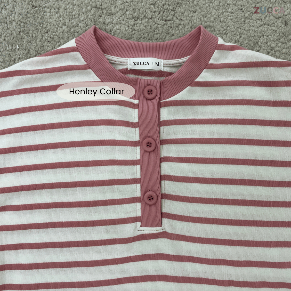 ZUCCA SUFIA CLASSIC STRIPE LONG SLEEVE - MA145 (GN230)