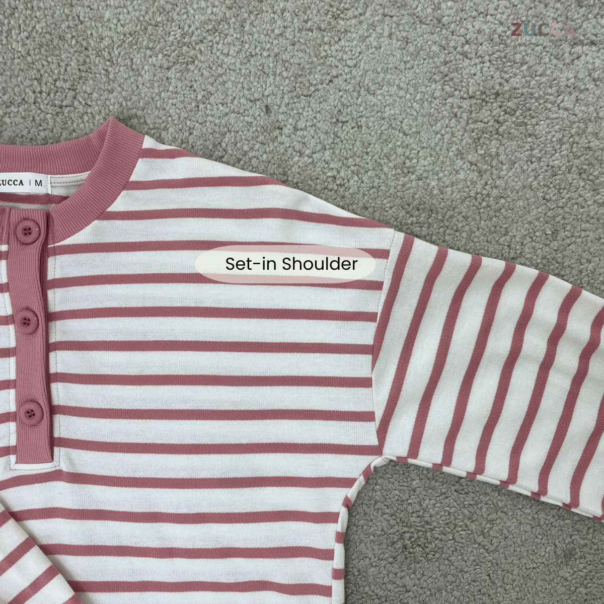 ZUCCA SUFIA CLASSIC STRIPE LONG SLEEVE - MA145 (GN230)