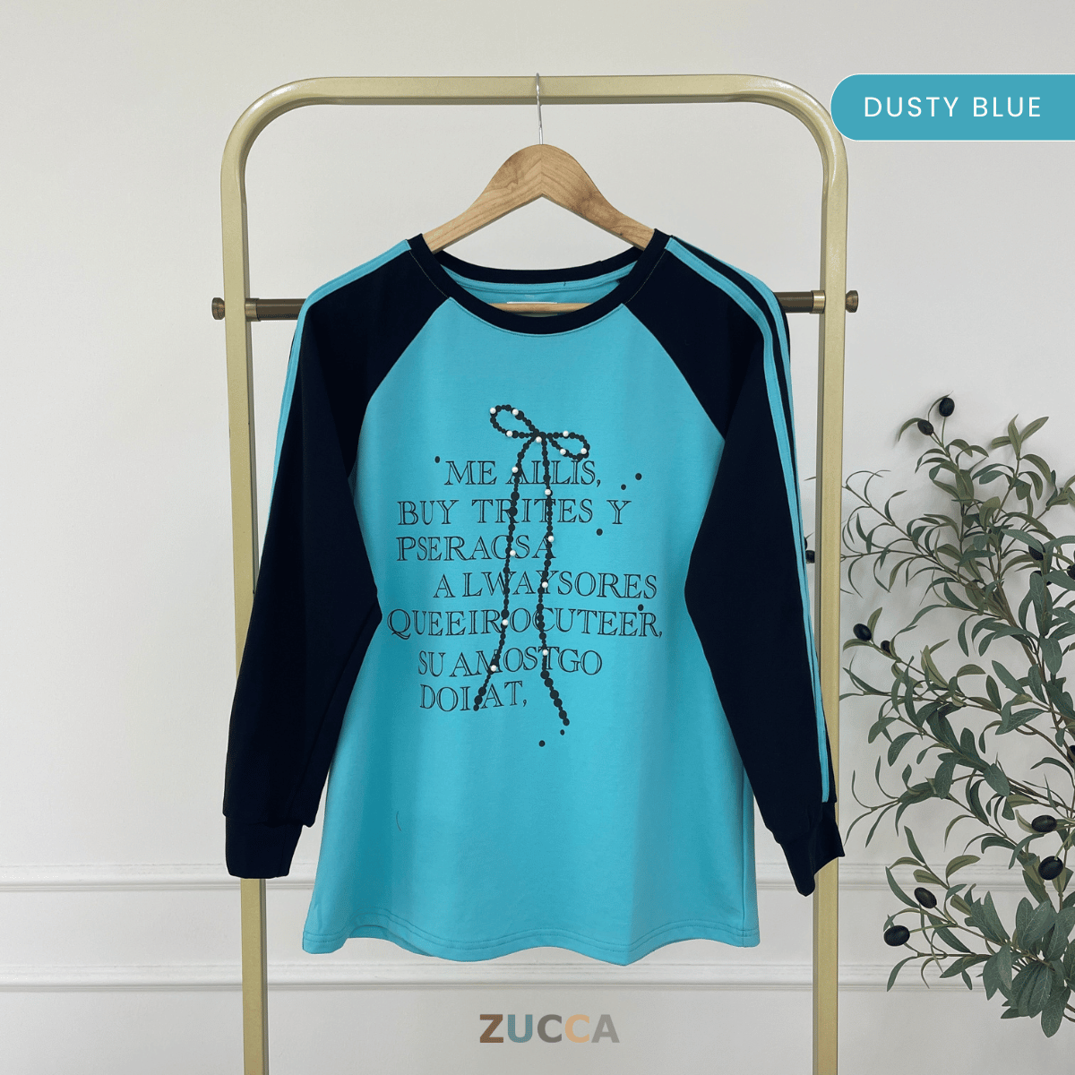 ZUCCA ROWAN KASUAL WOMEN GRAPHIC T-SHIRT LONG SLEEVE - MA146