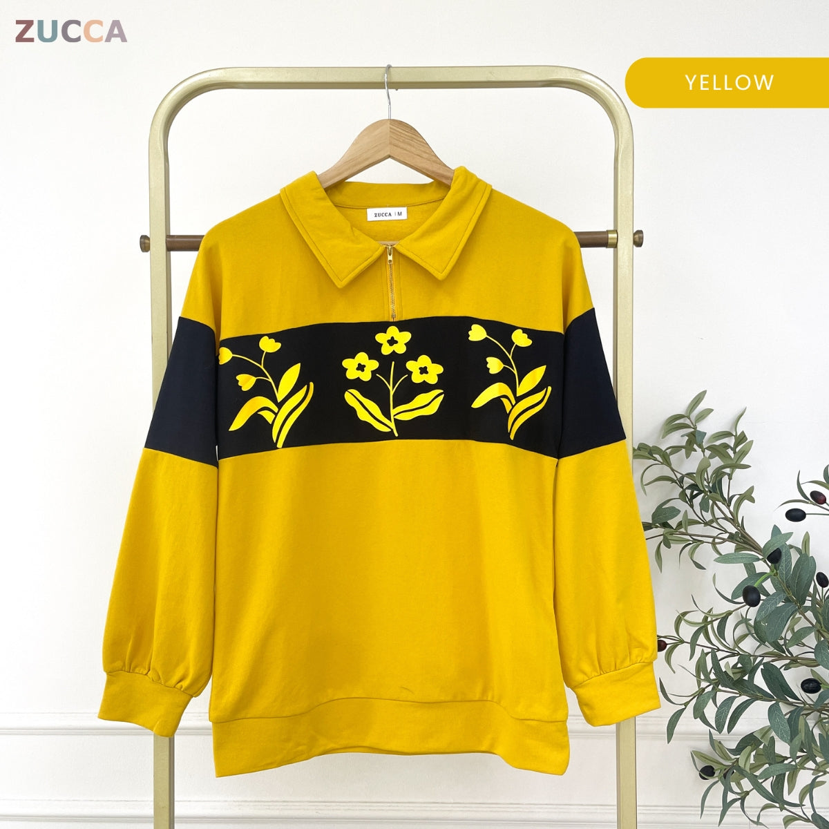 ZUCCA ROZIANA KASUAL WOMEN SHIRT WITH FLORAL PRINTED - MA147