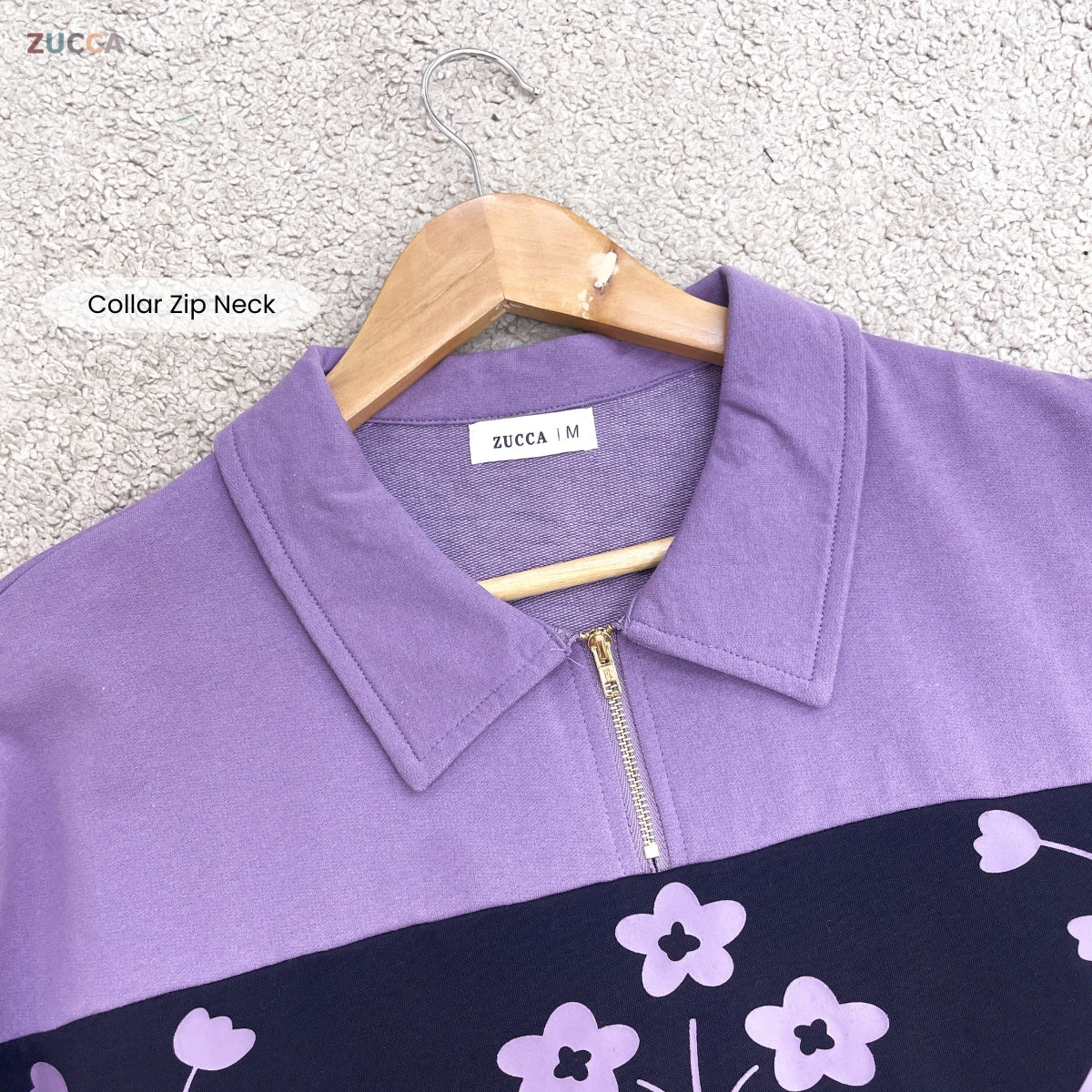 ZUCCA ROZIANA KASUAL WOMEN SHIRT WITH FLORAL PRINTED - MA147