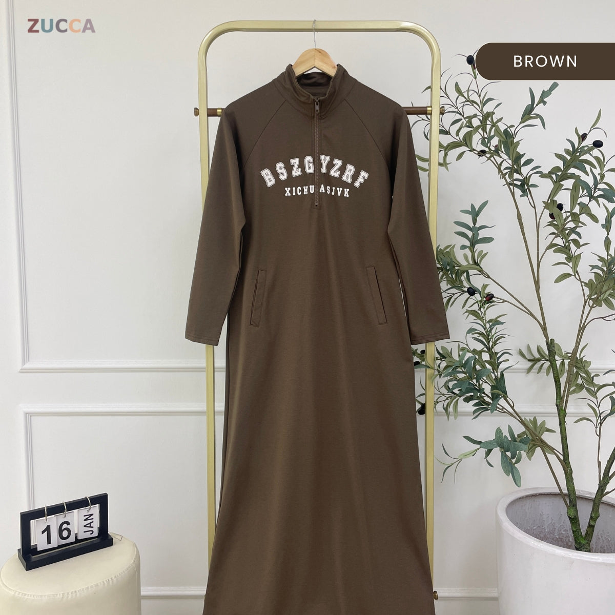 ZUCCA ZILA EFFORTLESS SILHOUETTE LONG DRESS - MA152