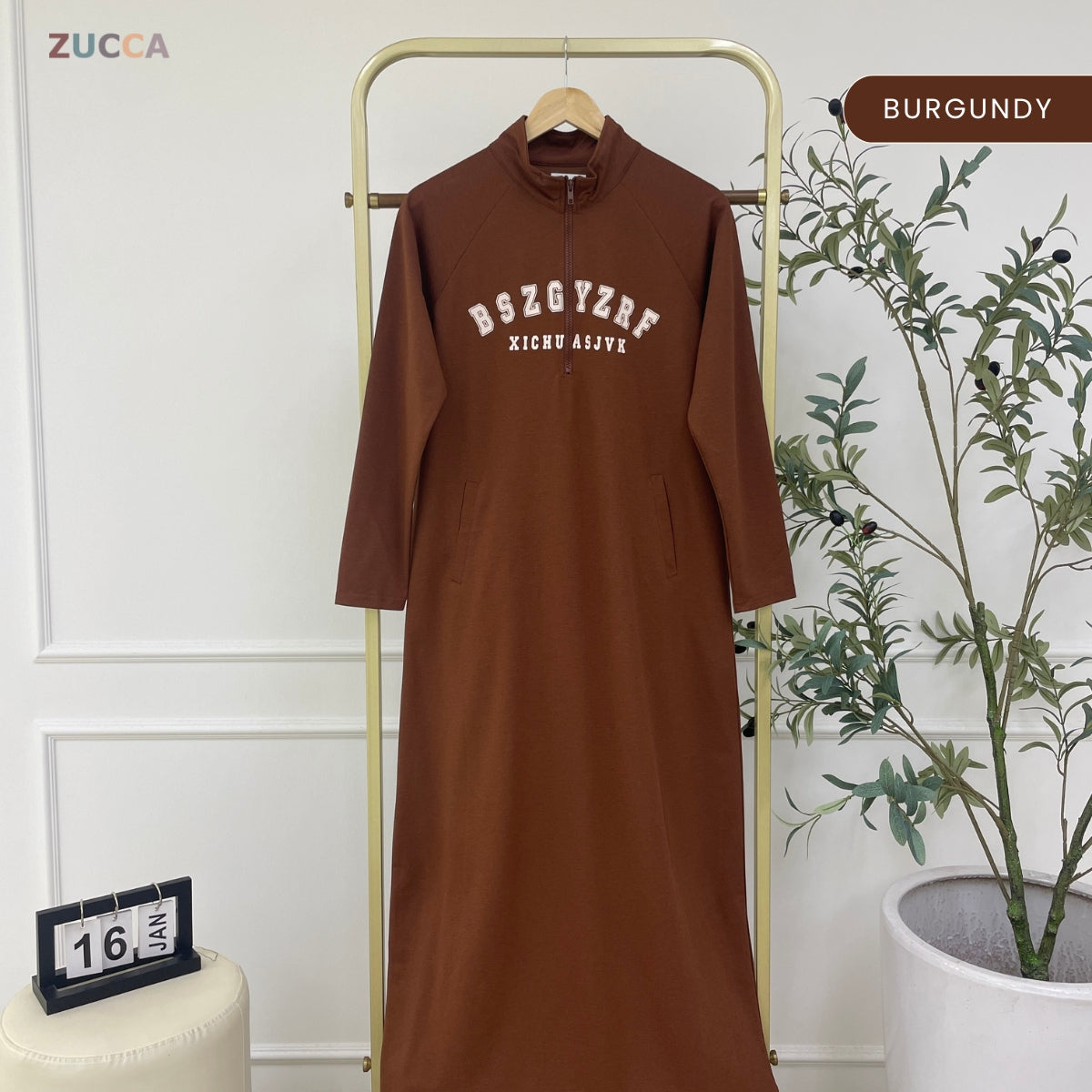 ZUCCA ZILA EFFORTLESS SILHOUETTE LONG DRESS - MA152