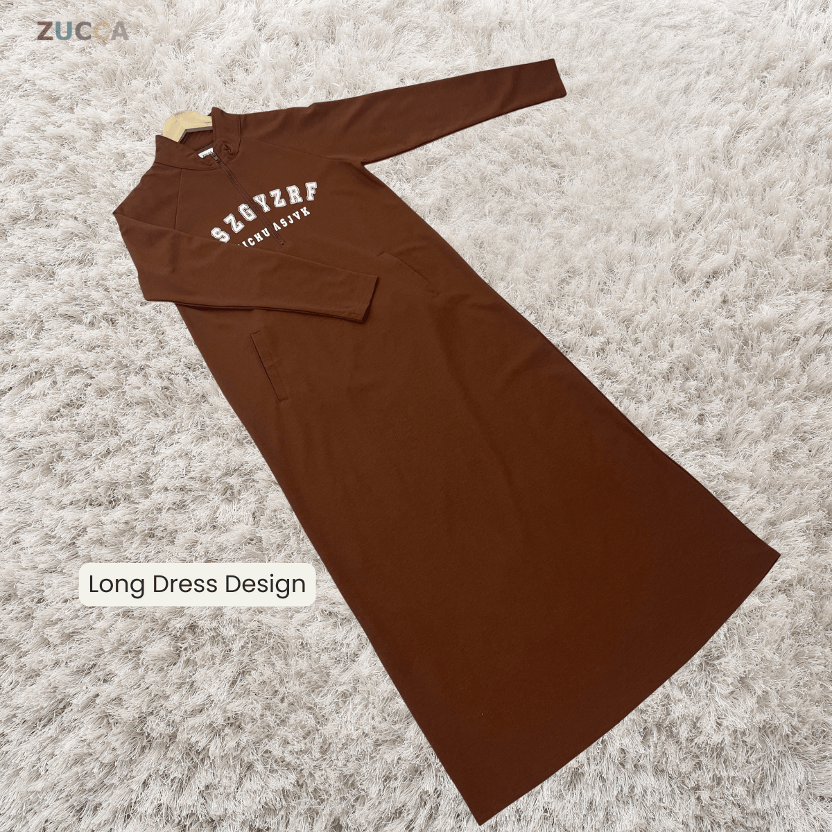 ZUCCA ZILA EFFORTLESS SILHOUETTE LONG DRESS - MA152