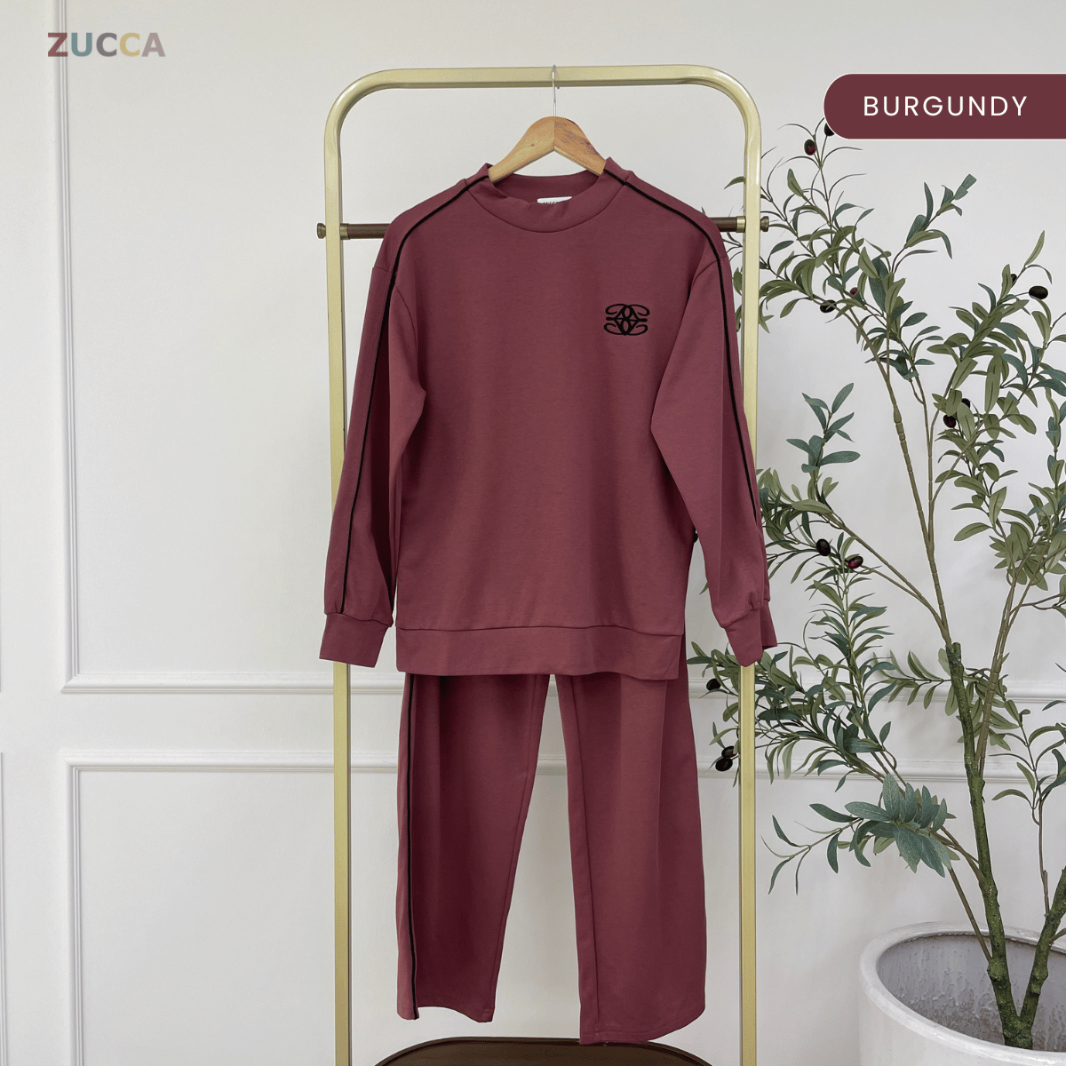 ZUCCA HANEEN CASUAL SWEATSHIRT SPORTY SET - MA154