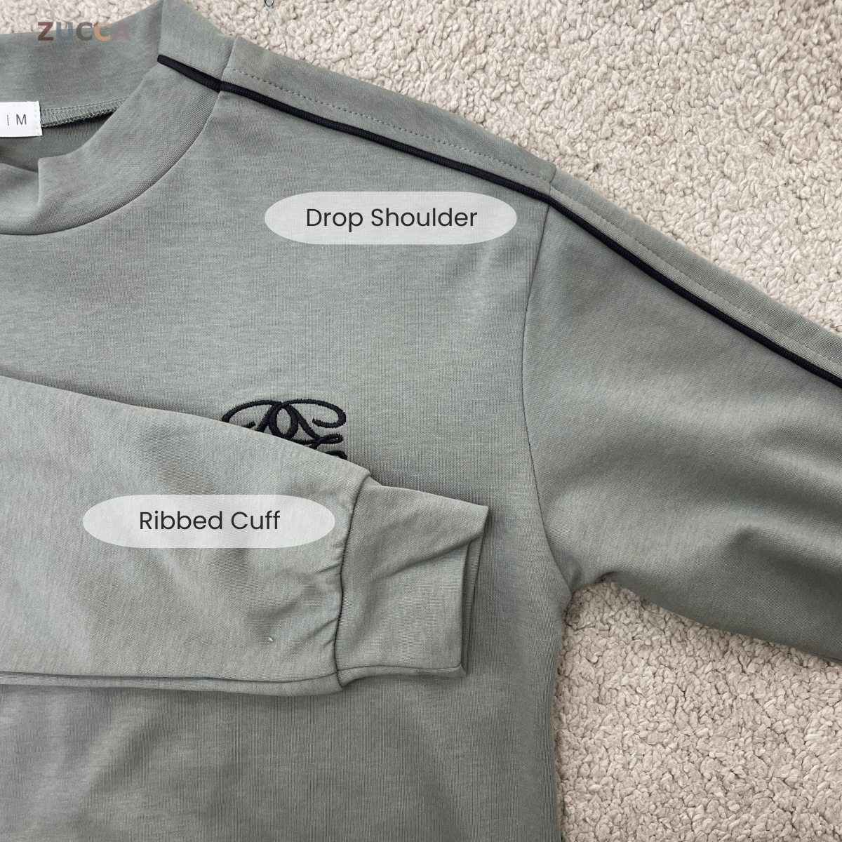 ZUCCA HANEEN CASUAL SWEATSHIRT SPORTY SET - MA154